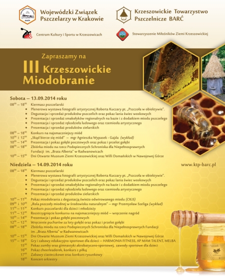 Krzeszowice_miodobranie_2014_plakat_maly