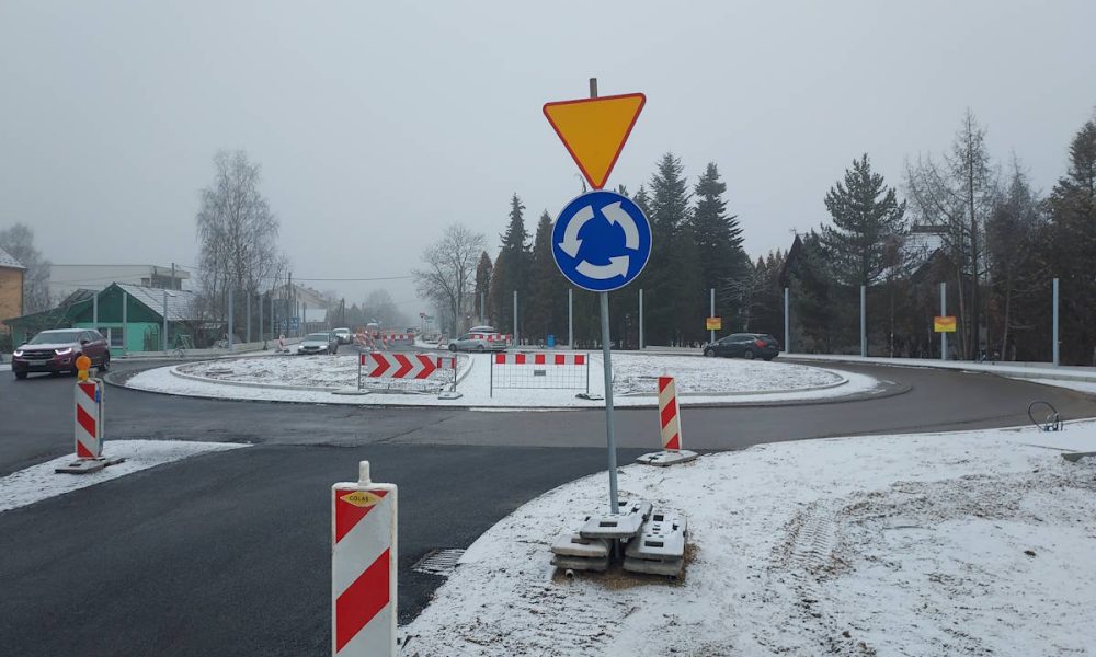 Prace przy rondzie na krajówce przyspieszyły. Do trzech razy sztuka?