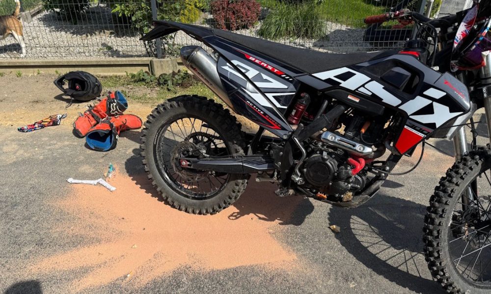 Jeden dzień, dwa wypadki z udziałem motocyklistów